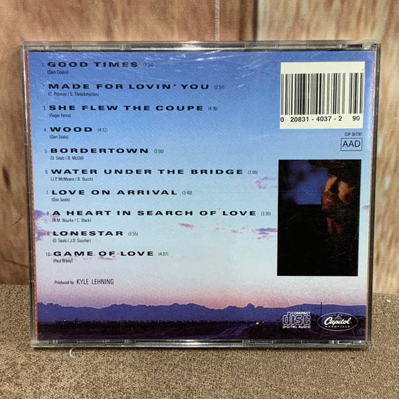 1990 Dan Seals On Arrival Audio Music CD Capitol Nashville - Picture 3 of 3